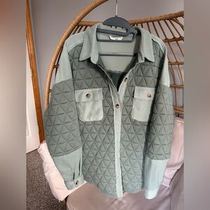 Quilted Green Jacket